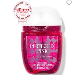 NEW BBW Lot of 5 PERFECTLY PINK Pocket Hand Sanitizers